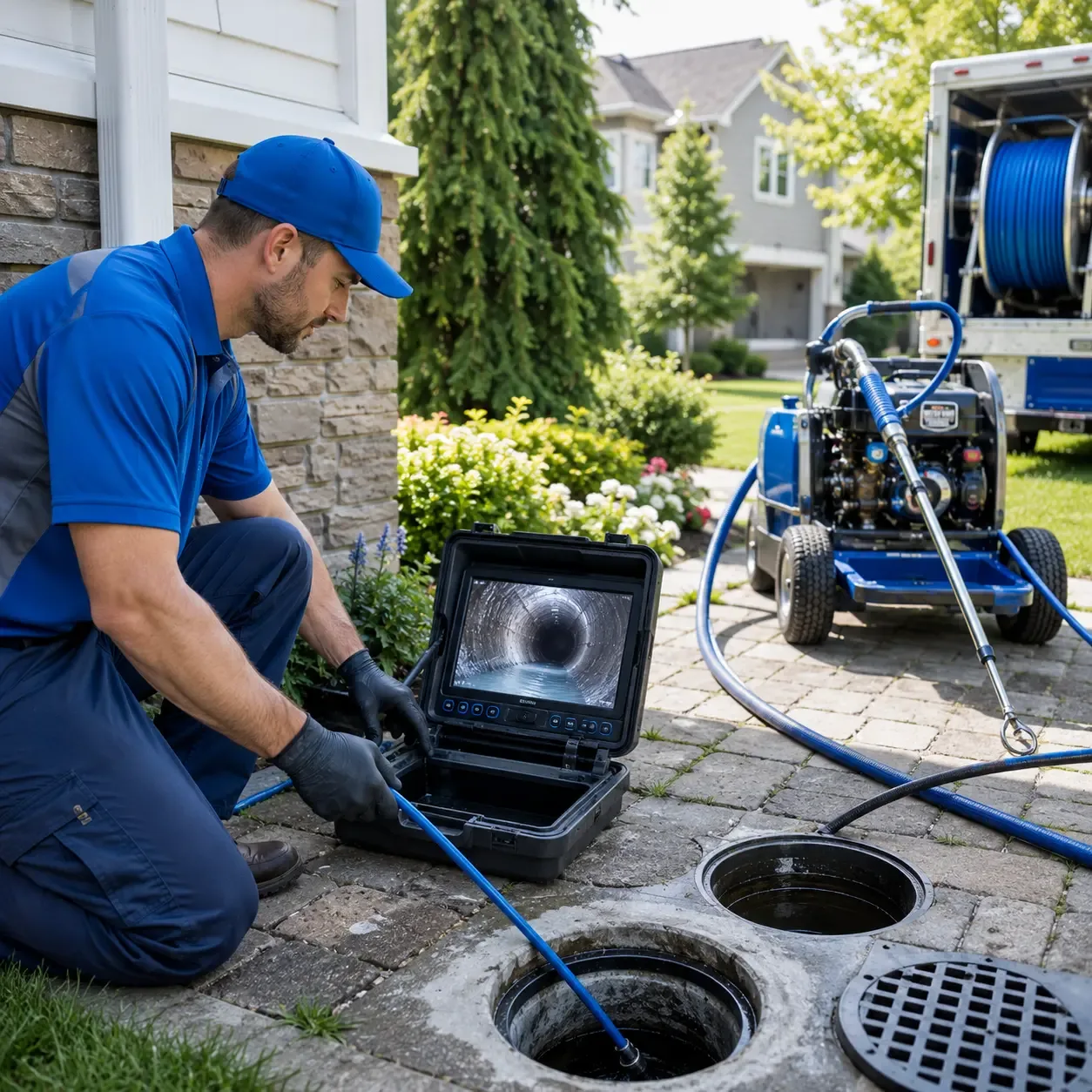 Outdoor drain cleaning professionals serving Amo, IN